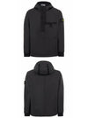 Waffen Patch Felpa Diagonal Gomata Anorak Black - STONE ISLAND - BALAAN 5