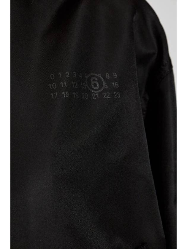 MM6 Maison Margiela Jacket With Logo, Women's, Black - MAISON MARGIELA - BALAAN 5