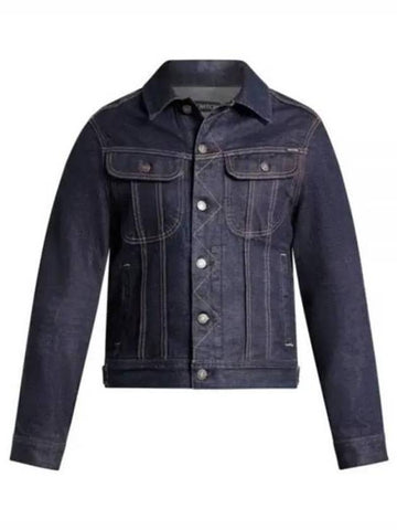 Pocket Denim Jacket Blue - TOM FORD - BALAAN 1