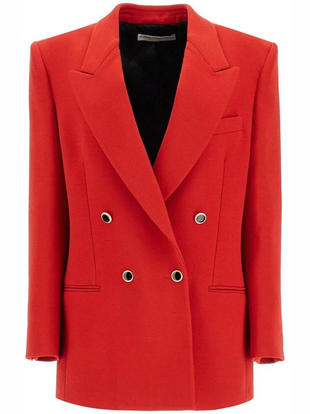 Double breasted oversized jacket red - ALESSANDRA RICH - BALAAN 1