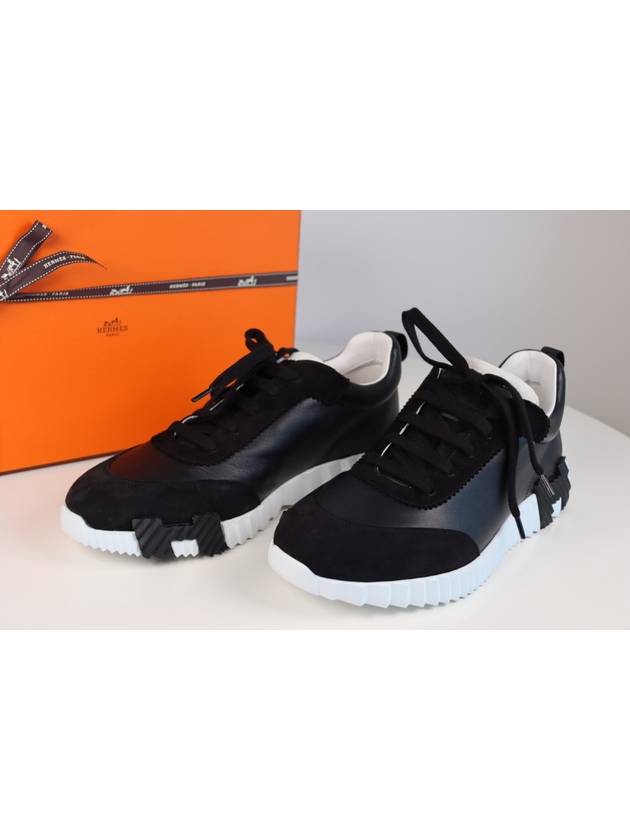 Bouncing Low Top Sneakers Noir - HERMES - BALAAN 3