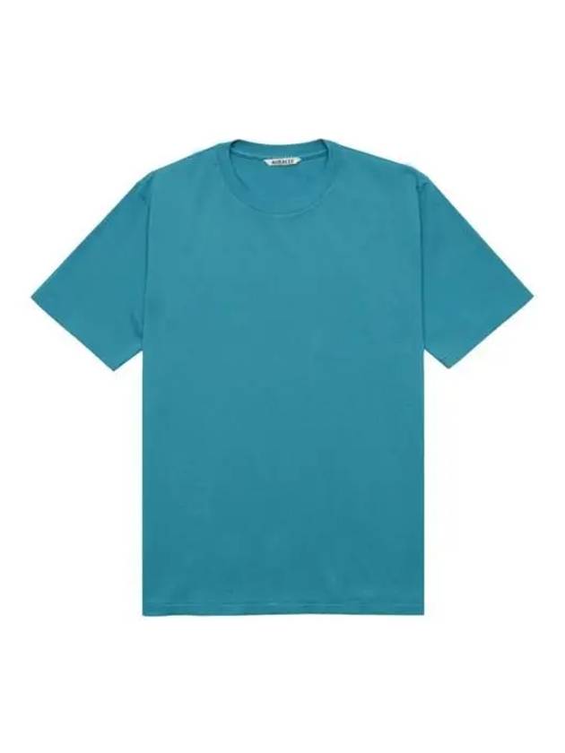 Men's Luster Plating TShirt Teal Green A00SP02GT TG - AURALEE - BALAAN 1