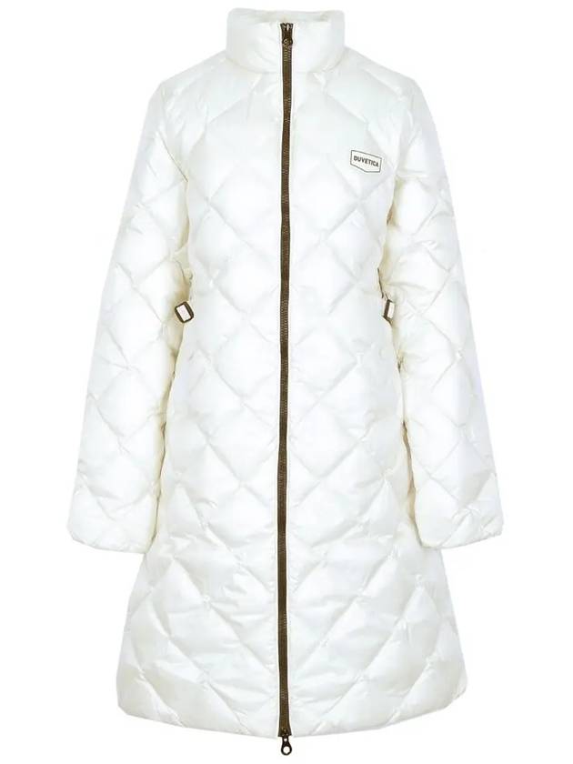 Women's Nosadella Quilted Long Padding Beige - DUVETICA - BALAAN 2