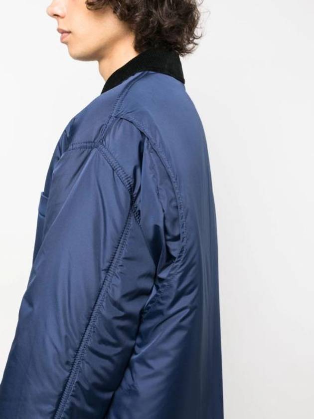 Logo Patch Lightweight Jacket Navy - MARNI - BALAAN 6