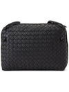 Nodini Intrecciato Cross Bag Black - BOTTEGA VENETA - BALAAN 6