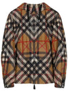 Layered Check Nylon Hooded Jacket Archive Beige - BURBERRY - BALAAN 2