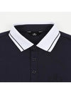 Drew Sleeve Modification Pique Collar T-shirt DM41LT33NAVY - DRUH GOLF - BALAAN 3