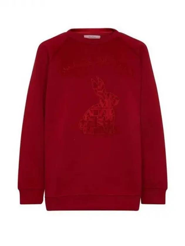 Max Mara RABBIT logo detail sweatshirt 271807 - MAX MARA - BALAAN 1