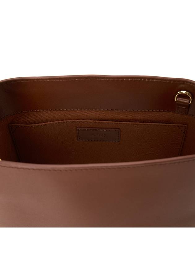 Virginie Leather Small Shoulder Bag Brown - A.P.C. - BALAAN 10