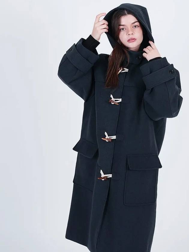 League Duffle Oversized Coat Navy - CHANCE'S NOI - BALAAN 3