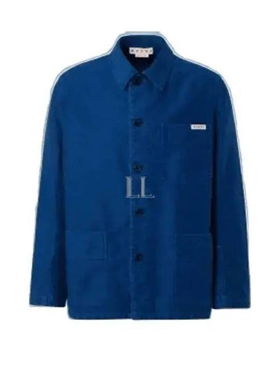 Overdyed Work Jacket Royal Blue - MARNI - BALAAN 2