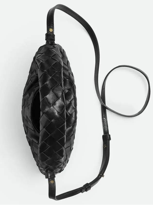 Intrecciato Mini Hop Tote Bag Black - BOTTEGA VENETA - BALAAN 3