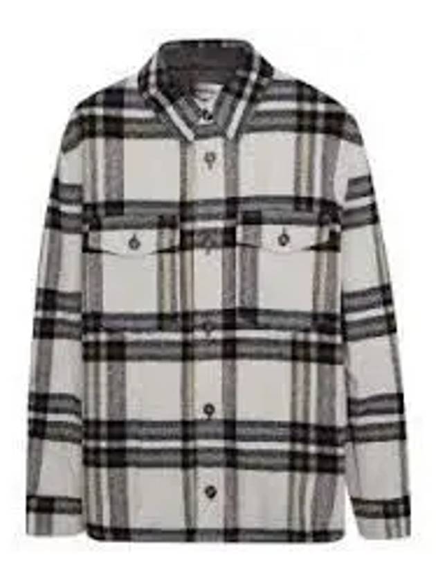 Men's Check Jacket Beige - ISABEL MARANT - BALAAN 2