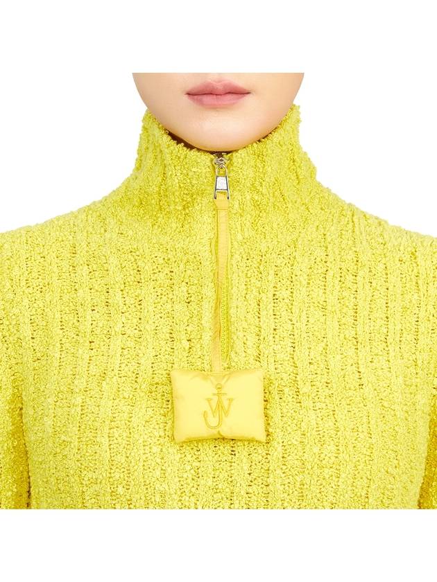 JW Anderson half zip-up turtleneck yellow - MONCLER - BALAAN.