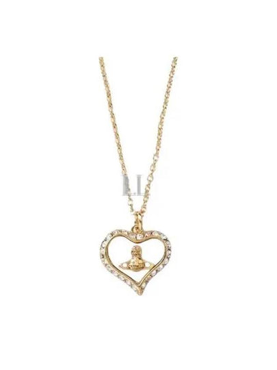 Petra Heart Logo Necklace Gold - VIVIENNE WESTWOOD - BALAAN 2