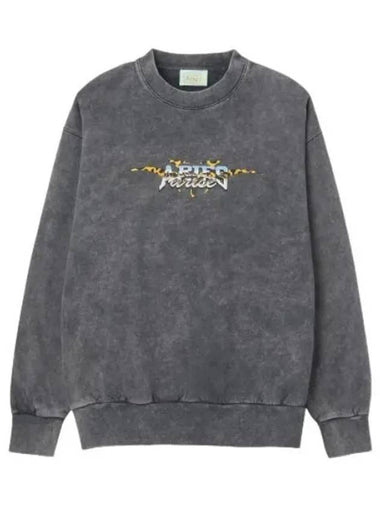 Aries Chrome Desert Sweatshirt Acid Wash - ARIES - BALAAN 1