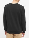 Men's VPC Logo Print Crew Neck Sweatshirt Black - A.P.C. - BALAAN 5