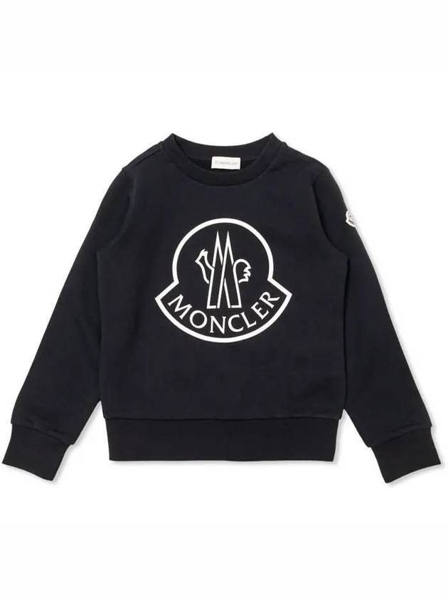 Moncler Kids 8 10 Logo Sweatshirt Navy - MONCLER - BALAAN 1