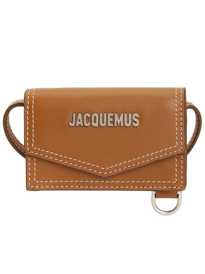 Le Porte Azur Envelope Pouch Bag Brown - JACQUEMUS - BALAAN 2