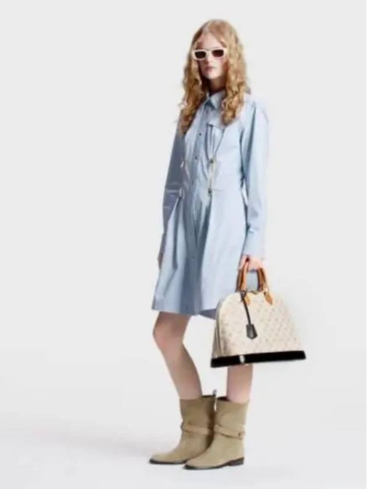 Zippered Waist Shirt Dress 1AFDF7 - LOUIS VUITTON - BALAAN 1