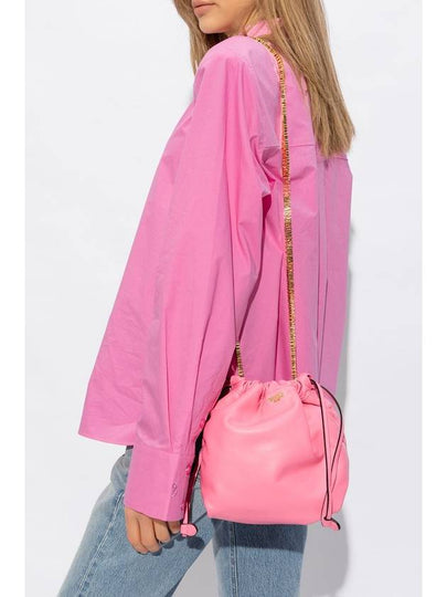 Moschino Leather Shoulder Bag, Women's, Pink - MOSCHINO - BALAAN 2