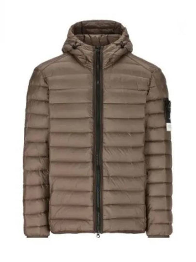 Loom Woven Chambers R Nylon Down TC Light Hoodie Down Jacket Dove Grey - STONE ISLAND - BALAAN 2