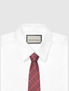 GG Pattern Slim Silk Tie Red - GUCCI - BALAAN 3