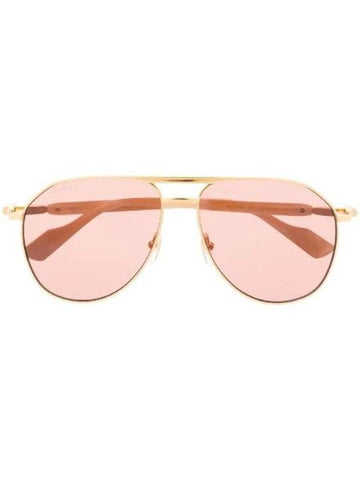 Pilot Frame Tinted Sunglasses GG1220S - GUCCI - BALAAN 1