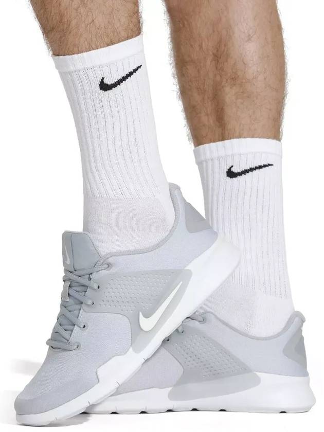 Everyday Cushioned Socks 3 Pack White - NIKE - BALAAN 4