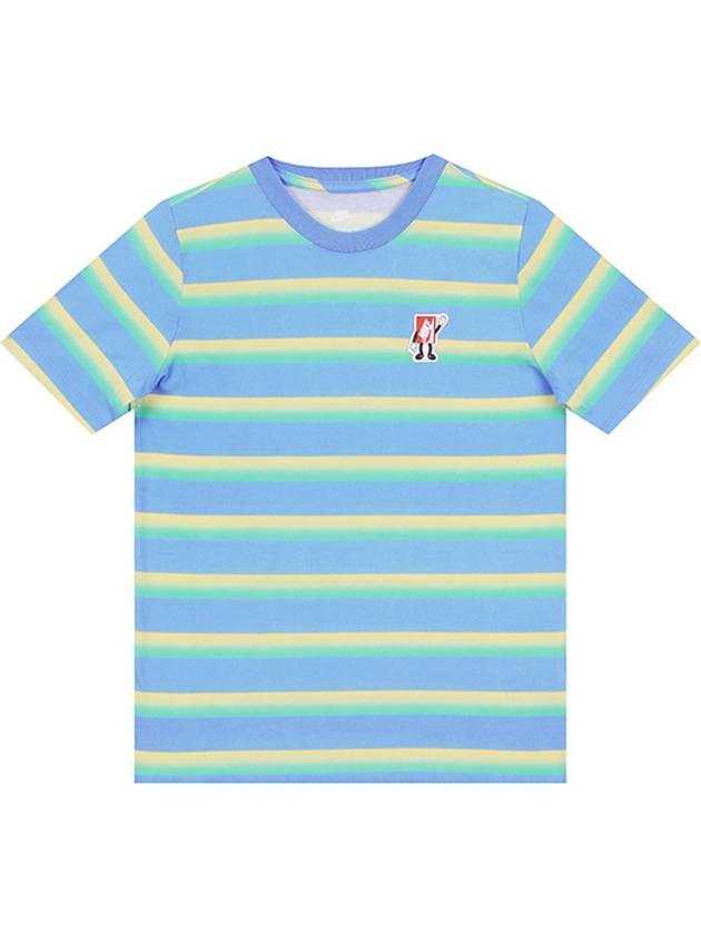 Genuine Junior Sportswear Striped Tee FD0843 412 - NIKE - BALAAN 1