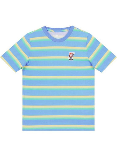 Genuine Junior Sportswear Striped Tee FD0843 412 - NIKE - BALAAN 1