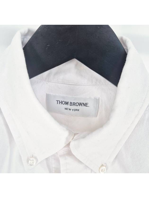 oxford diagonal armband shirt - THOM BROWNE - BALAAN 4