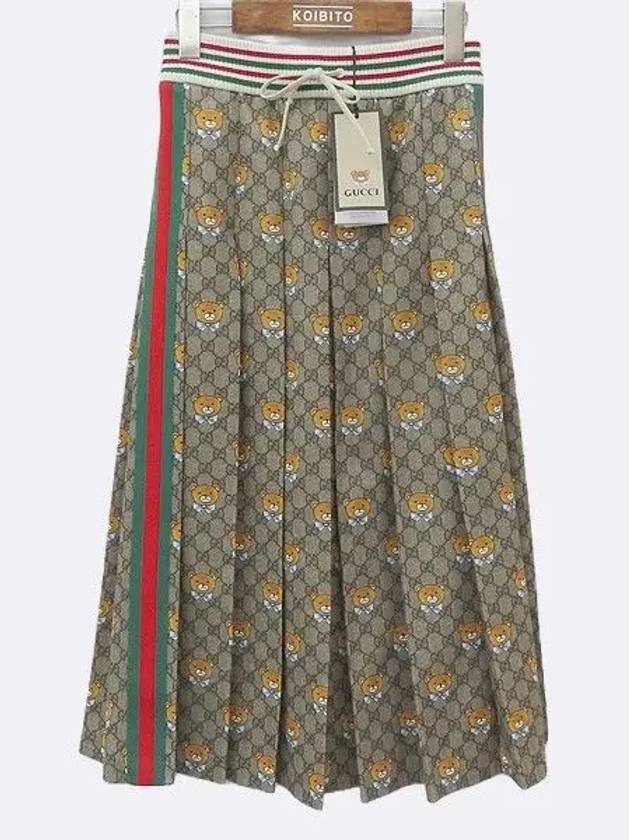 Unused 660219 Kai Collaboration Taybear Banding Women s Skirt XXS - GUCCI - BALAAN 1