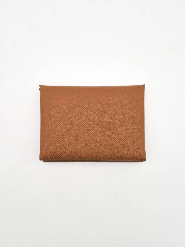 Calvi Duo Card Wallet Brown - HERMES - BALAAN 6