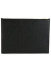 Medium Document Holder Clutch Bag Black - THOM BROWNE - BALAAN 5