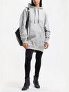 Solena Embroidered Logo Oversized Hoodie Grey - ISABEL MARANT - BALAAN 3