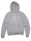 Face Logo Patch Hoodie Light Grey Melange - ACNE STUDIOS - BALAAN 2