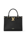 Lock Go Leather Tote Bag Black - LOUIS VUITTON - BALAAN 2