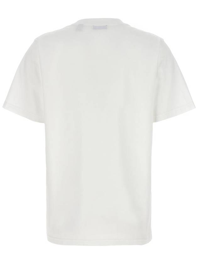 Logo Cotton Short Sleeve T-Shirt White - BURBERRY - BALAAN 3