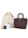 Bayswater Zipped Mini Classic Grain Tote Bag Oxblood - MULBERRY - BALAAN 5