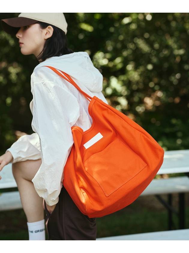 _ TRAVEL ECO SHOULDER BAG ORANGE - THE GREEN LAB - BALAAN 3