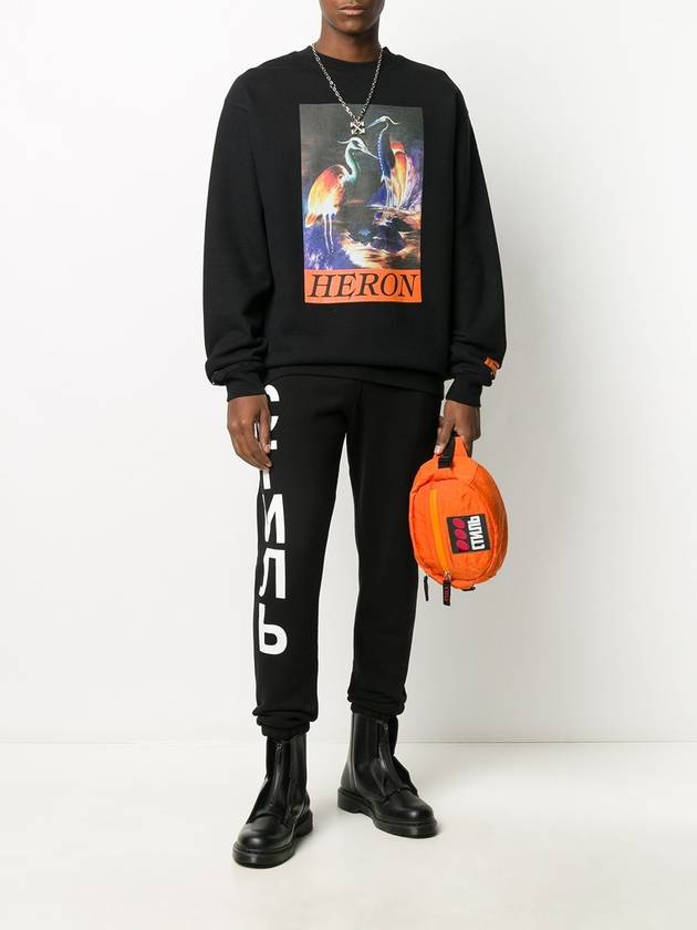 Logo Print Track Pants HMCH018F 20JER001 1001 - HERON PRESTON - BALAAN 3