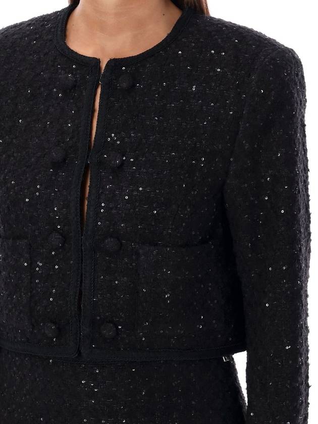 Rotate Birger Christensen Cropped Jacket Boxy - ROTATE - BALAAN 3