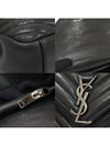 428056 Black Lambskin Monogram Matelasse Silver Collage Medium 2WAY - SAINT LAURENT - BALAAN 6