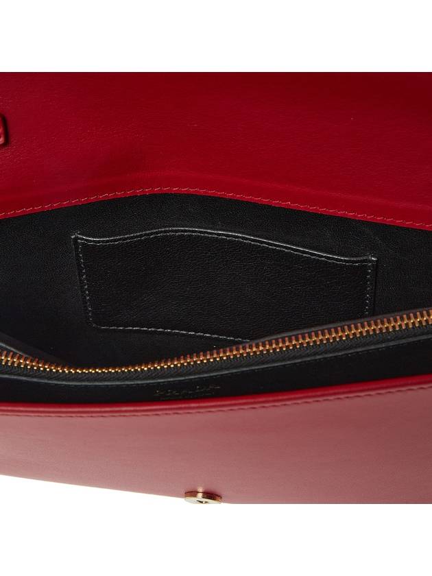 Lettering Logo Shoulder Bag Red - PRADA - BALAAN 11