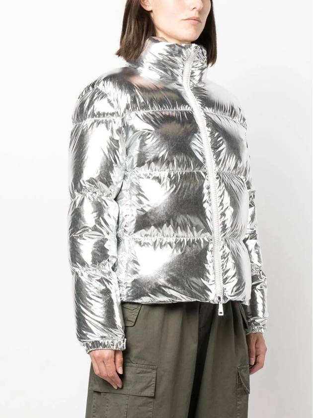 Muse Meuse short down jacket padded silver - MONCLER - BALAAN 3