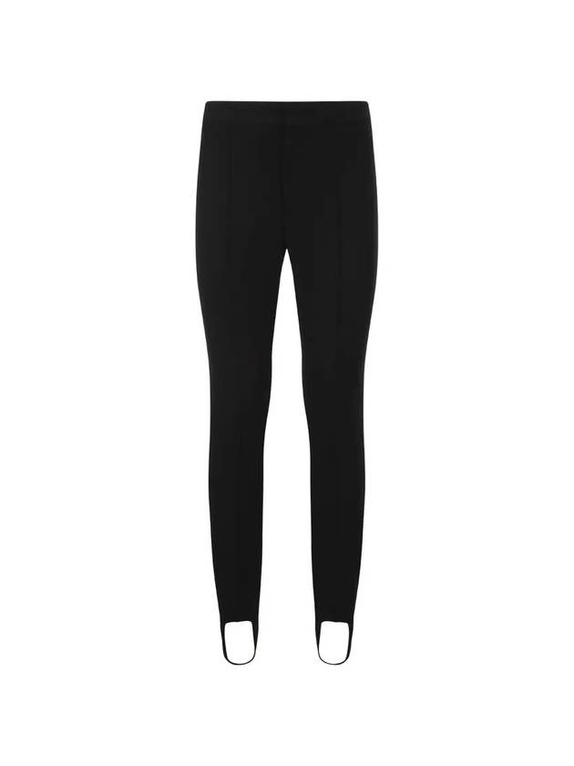 Front Pleated Stirrup Leggings Black - MONCLER - BALAAN 1