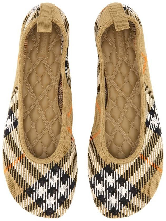 Baby Check Knit Ballerina Sand - BURBERRY - BALAAN 7