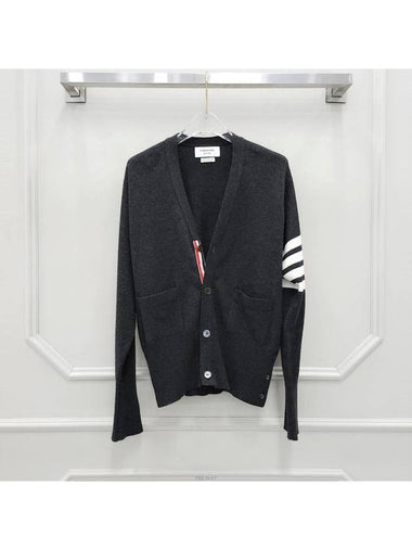 Lux You 3 Cashmere diagonal armband cardigan - THOM BROWNE - BALAAN 1