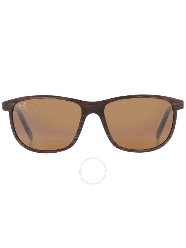 Maui Jim Lele Kawa HCL Bronze Rectangular Unisex Sunglasses H811-25C 58 - MAUI JIM - BALAAN 1